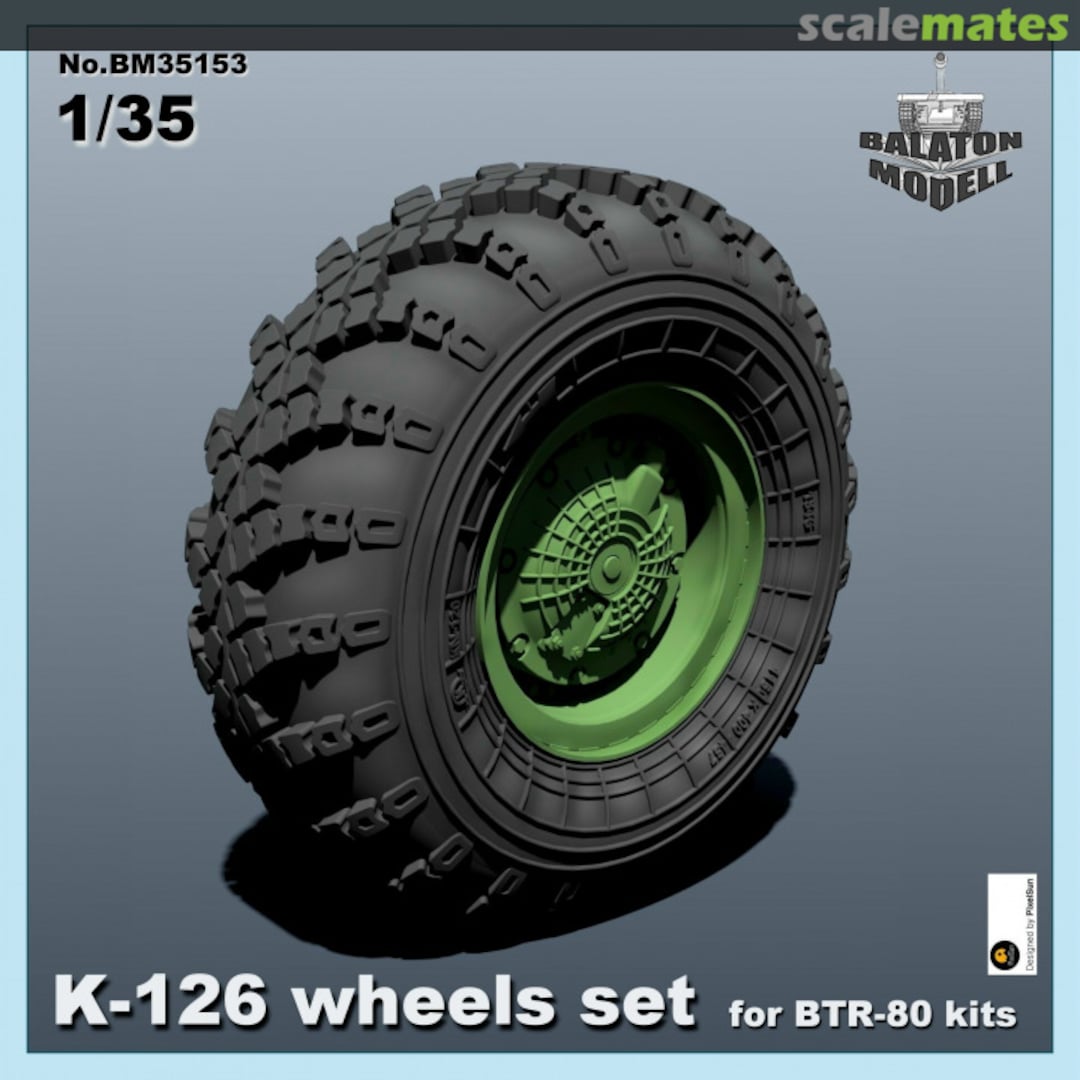 Boxart K-126 wheel set BM35153 Balaton Modell