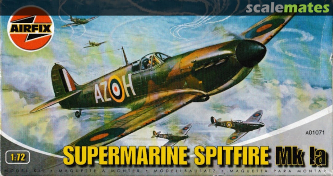 Boxart Supermarine Spitfire Mk Ia A01071 Airfix