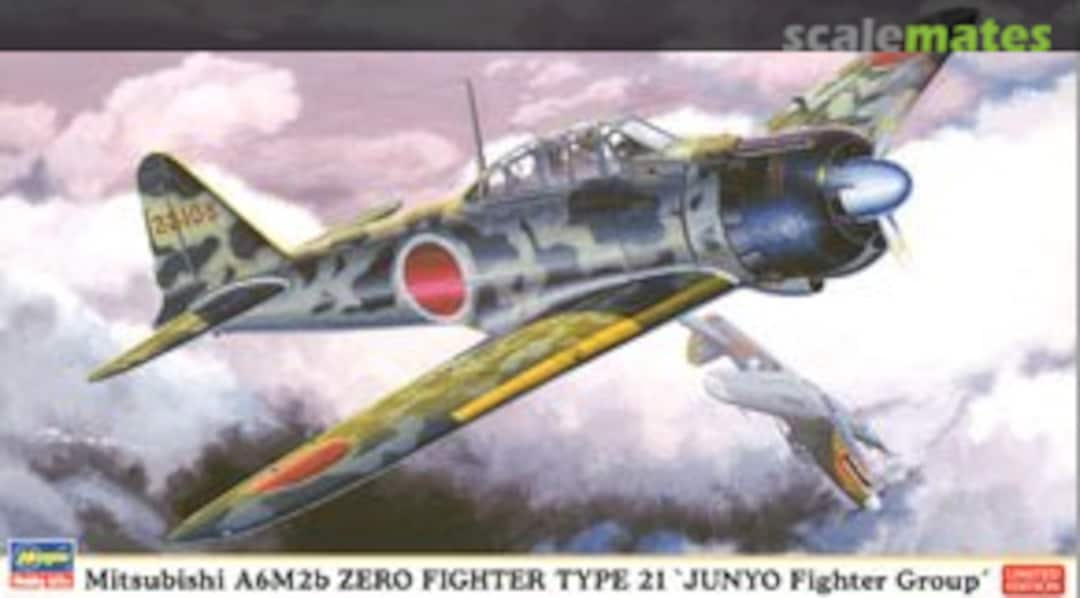 Boxart Mitsubishi A6M2b Zero Fighter Type 21 `Junyo Fighter Group´ 07333 Hasegawa