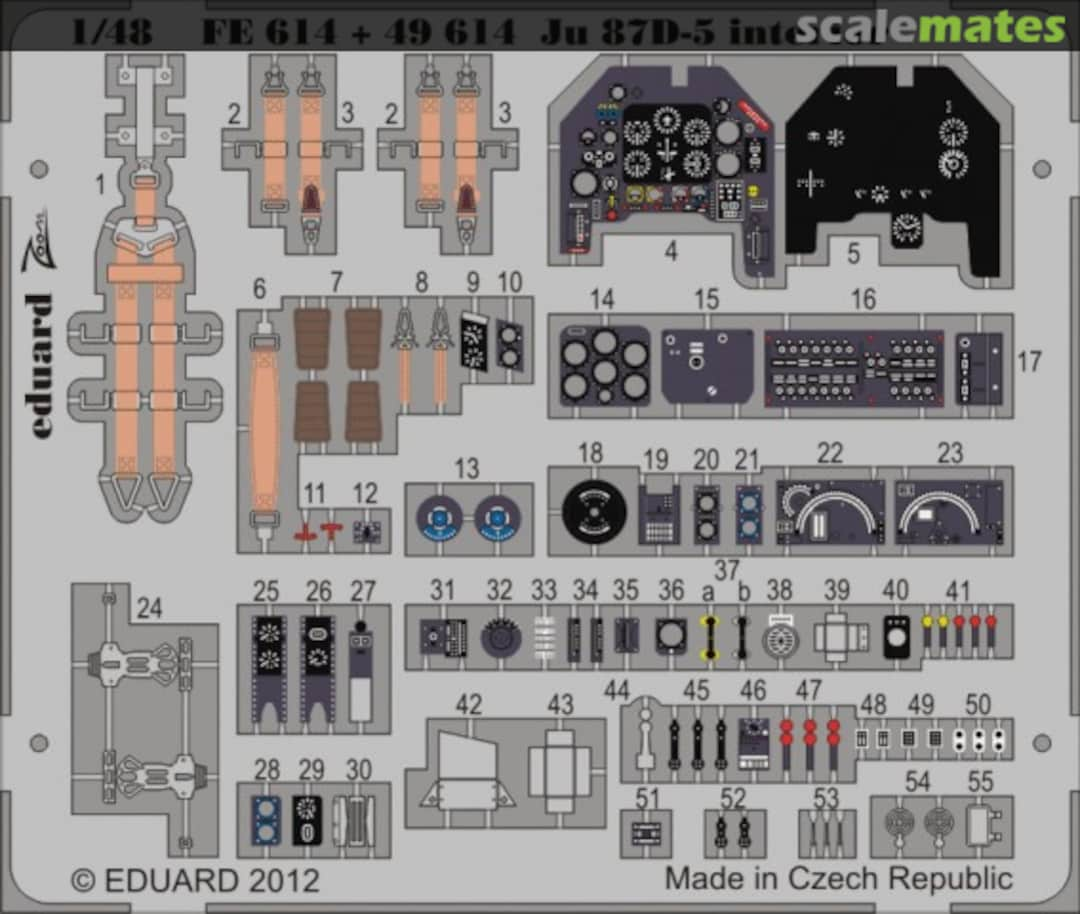Boxart Ju 87D-5 interior S.A 49614 Eduard