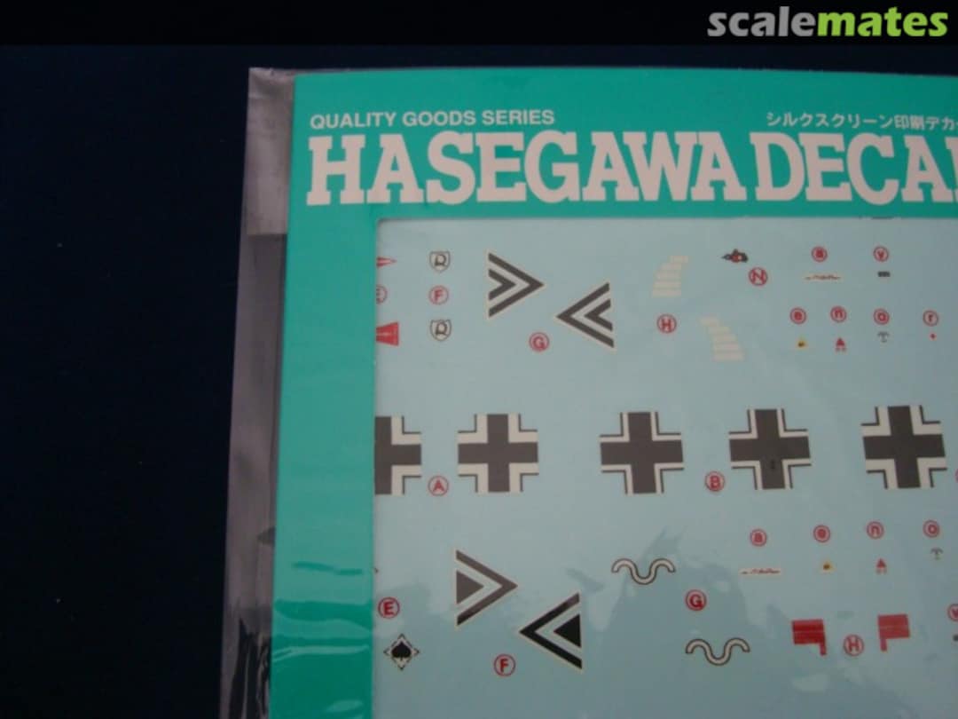 Boxart Hasegawa Decals: Messerschmitt Bf 109E 72-004 Hasegawa