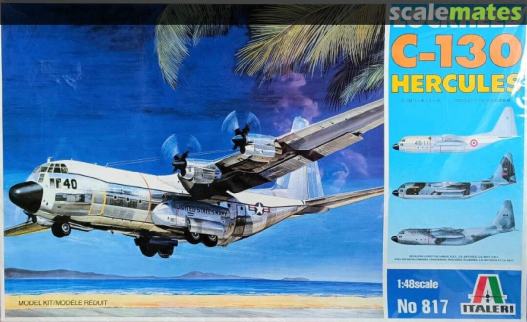 Boxart Lockheed C-130E/H Hercules 817 Italeri