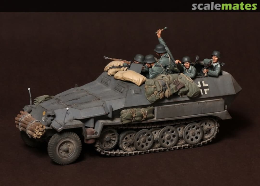 Boxart German Panzergrenadiers in battle SOGA-4 SOGA Miniatures