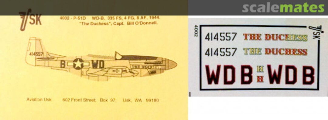 Boxart P-51D 4002 Aviation USK