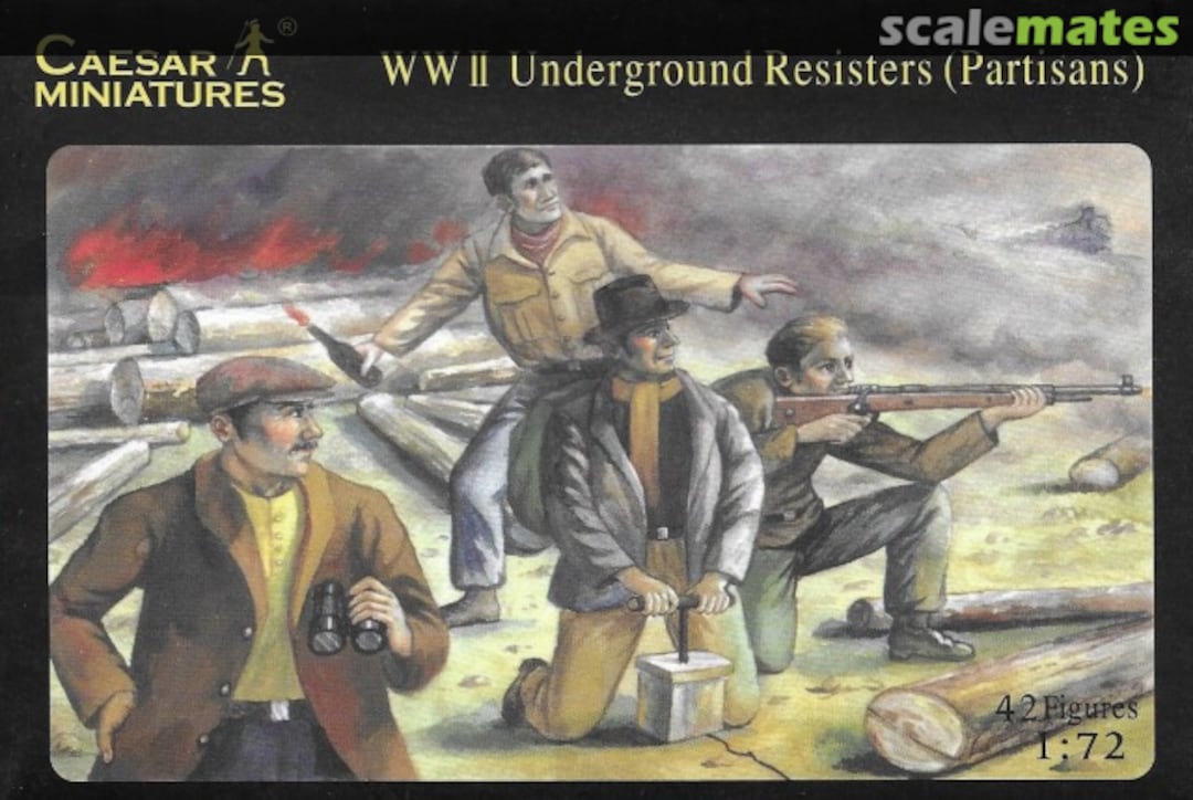 Boxart WWII Underground Resisters H006 Caesar Miniatures