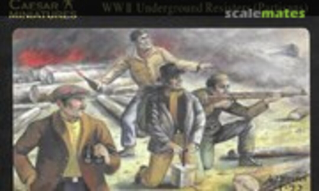 1:72 WWII Underground Resisters (Caesar Miniatures H006)