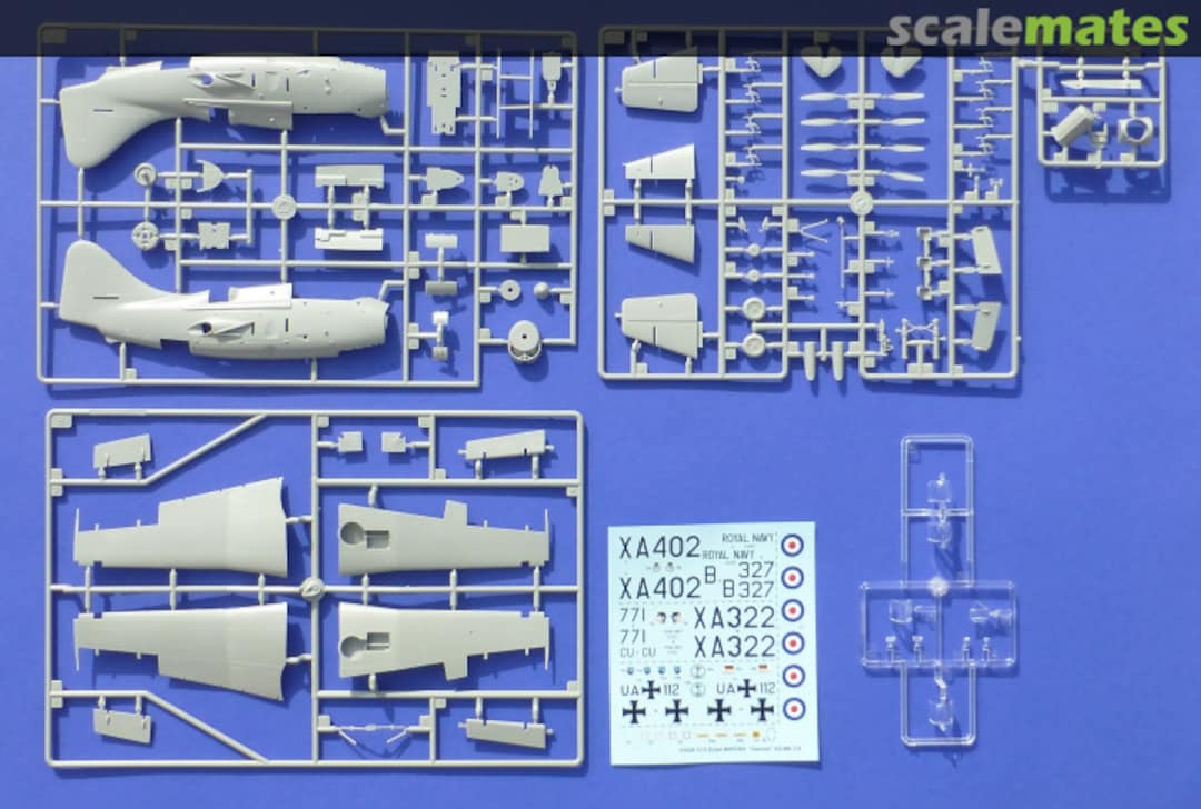 Contents "Gannet" AS.Mk.1/4 01629 Trumpeter