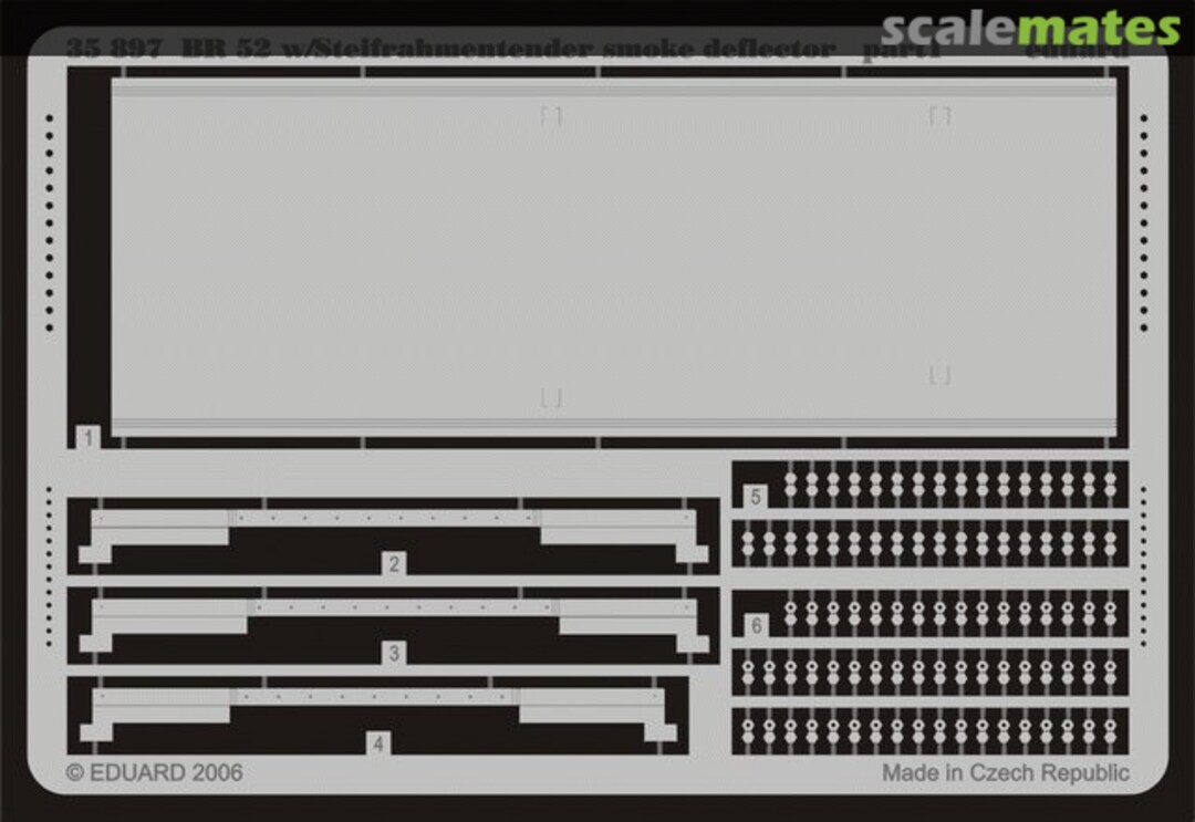 Boxart BR 52 w/Steifrahmentender Smoke Deflector 35897 Eduard