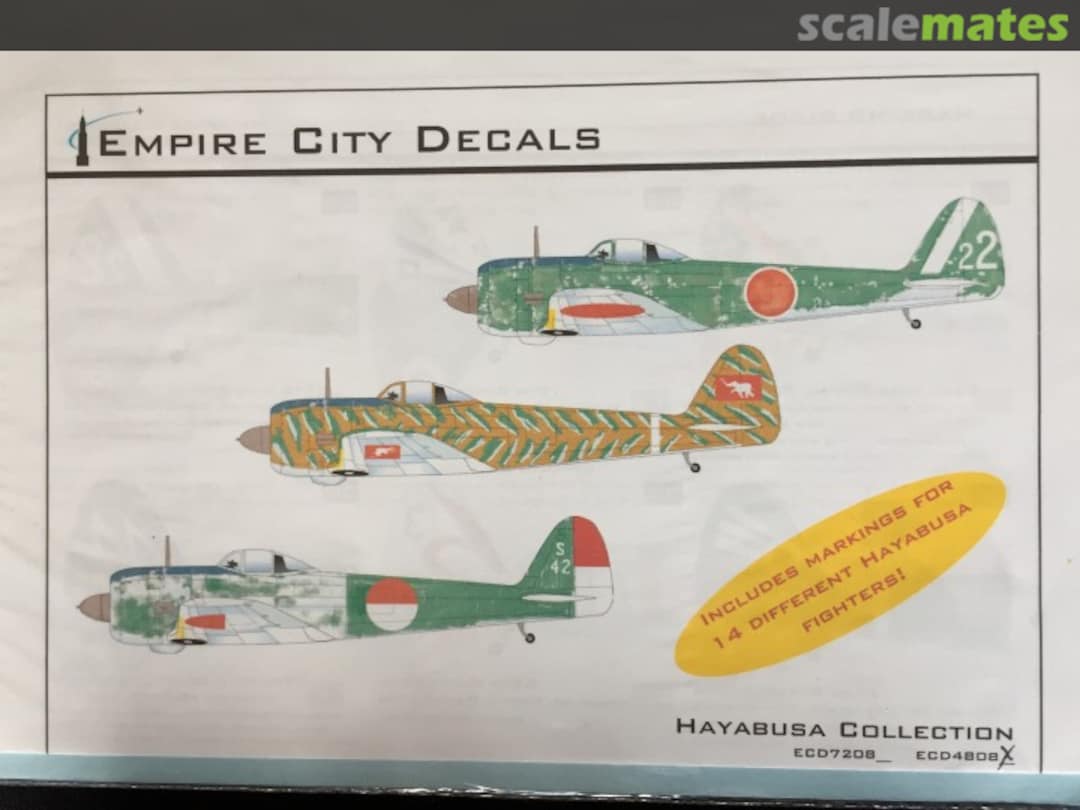 Boxart Hayabusa Collection ECD7208 Empire City Decals