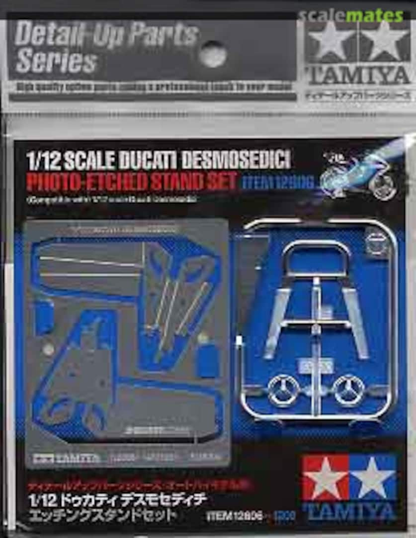 Boxart Ducati Desmosedici Photo-Etched Stand Set 12606 Tamiya