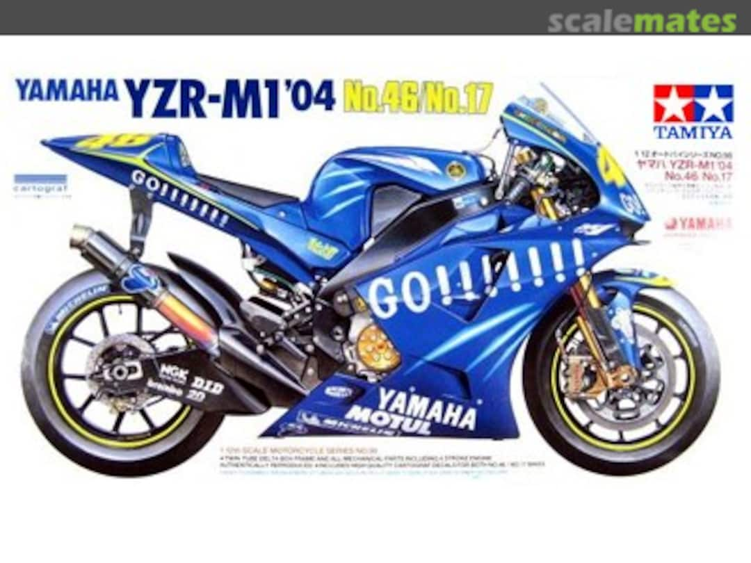 Boxart Yamaha YZR-M1 '04 No.46/No.17 14098 Tamiya