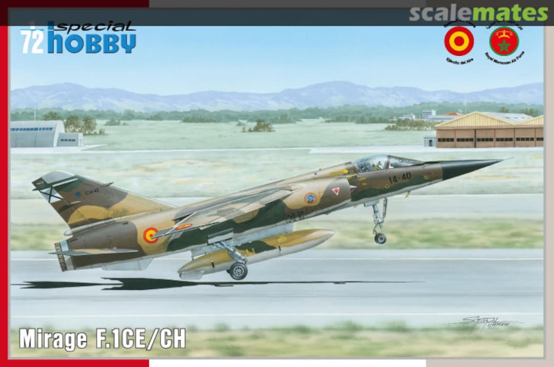 Boxart Mirage F.1CE/CH SH72289 Special Hobby