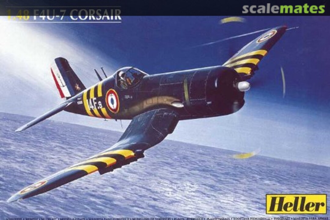 Boxart F4U-7 Corsair 80415 Heller