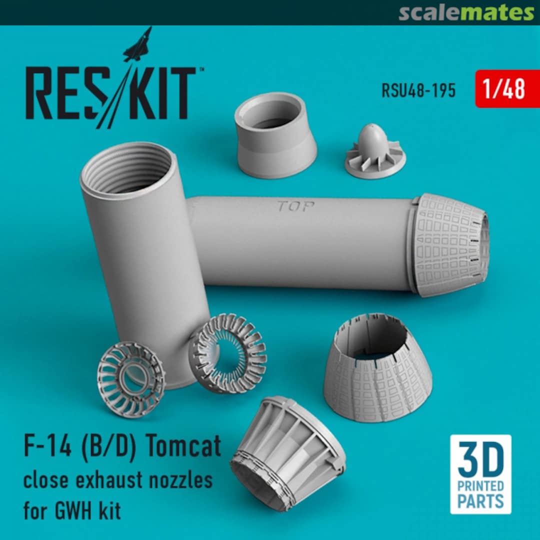 Boxart F-14 (B,D) Tomcat - Close Exhaust Nozzles RSU48-0195 ResKit