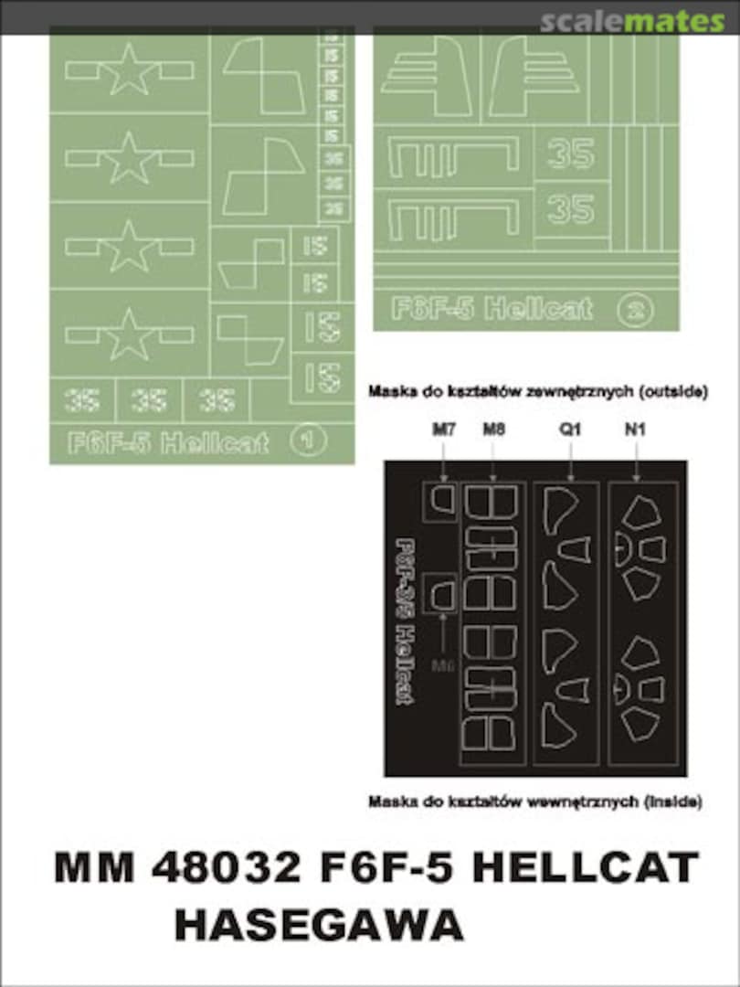 Boxart Grumman F6F-5 Hellcat MM48032 Montex