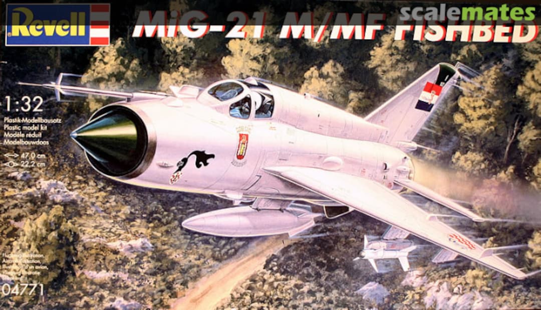 Boxart MiG-21M/MF Fishbed 04771 Revell