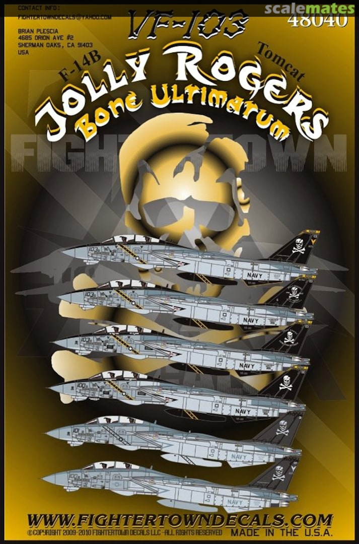 Boxart Jolly Rogers Bone Ultimatum 48040 Fightertown Decals