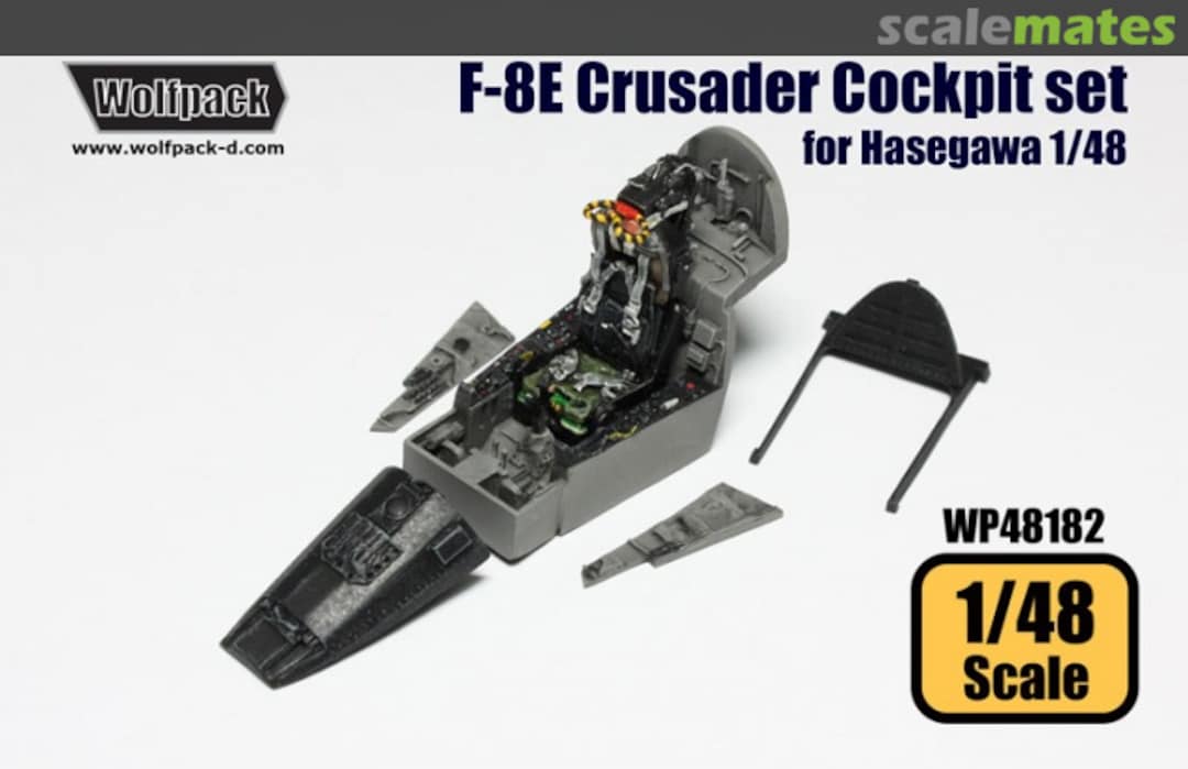 Boxart F-8E Crusader Cockpit Set WP48182 Wolfpack