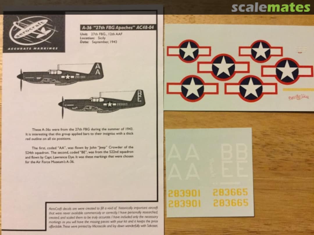 Boxart A-36 Apaches AC48-04 AeroCraft