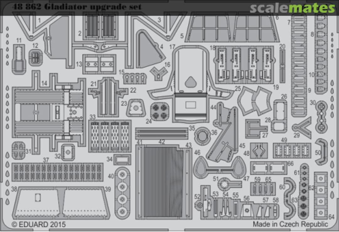 Boxart Gladiator Upgrade Set 48862 Eduard