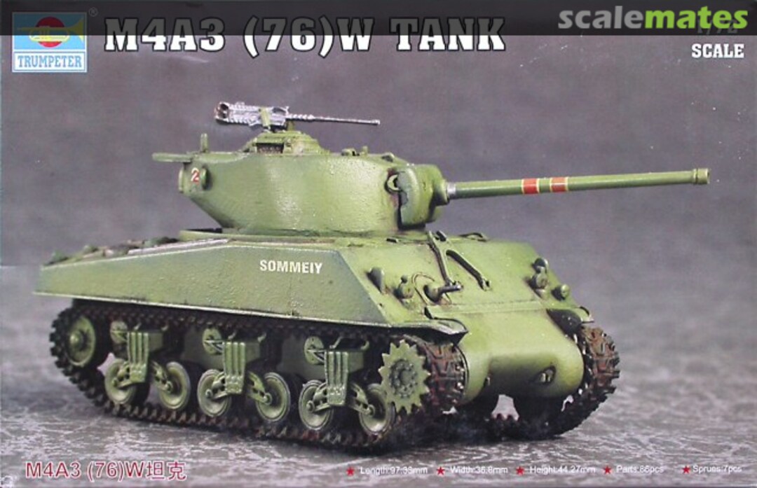 Boxart M4A3 (76) W Tank 07226 Trumpeter