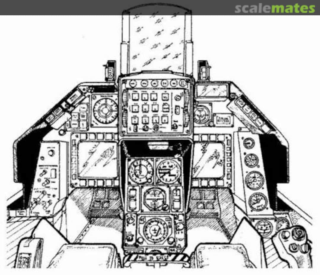 Boxart F-16CG (Block 40) - interior set 7052 CMK