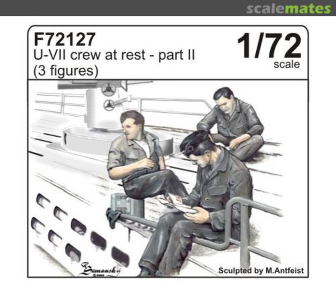 Boxart U-VII crew at rest part II (3 fig.) F72127 CMK