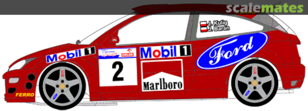 Boxart Ford Focus RS WRC '00 (X10 FMC) "Marlboro" 43090 MF-Zone