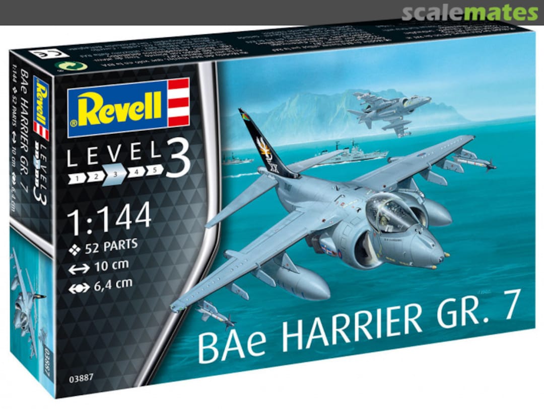 Boxart BAe Harrier GR. 7 03887 Revell