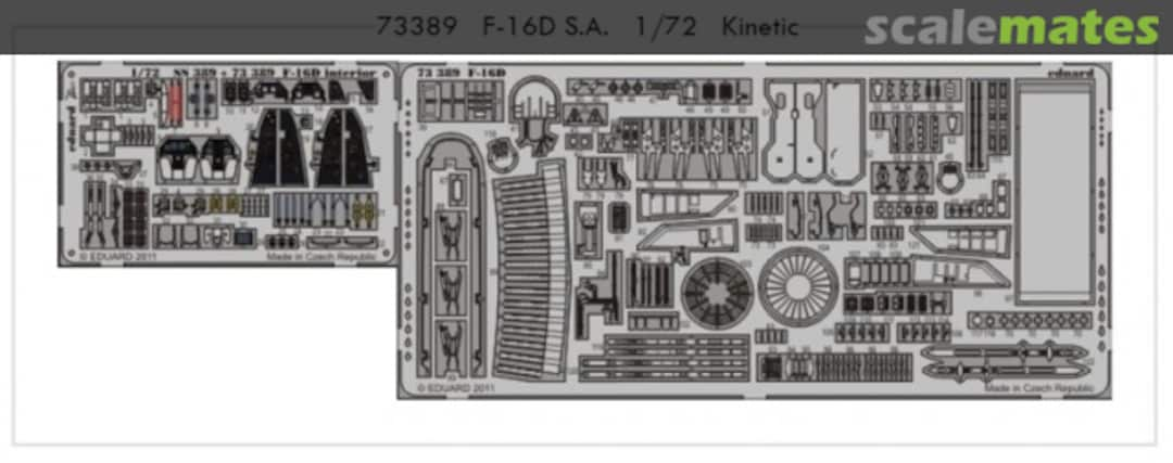 Boxart F-16D S.A. 73389 Eduard