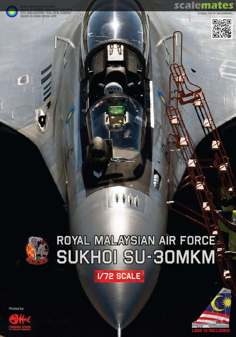 Boxart Royal Malaysian Air Force Su-30MKM [ALL] FB72003 Fishbone Studio