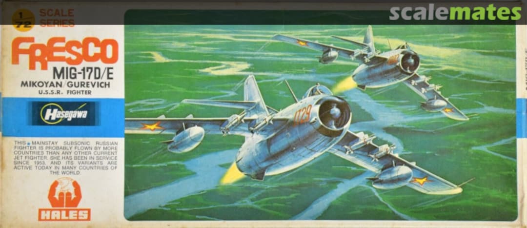 Boxart MiG-17D/E B8 Hasegawa/Hales