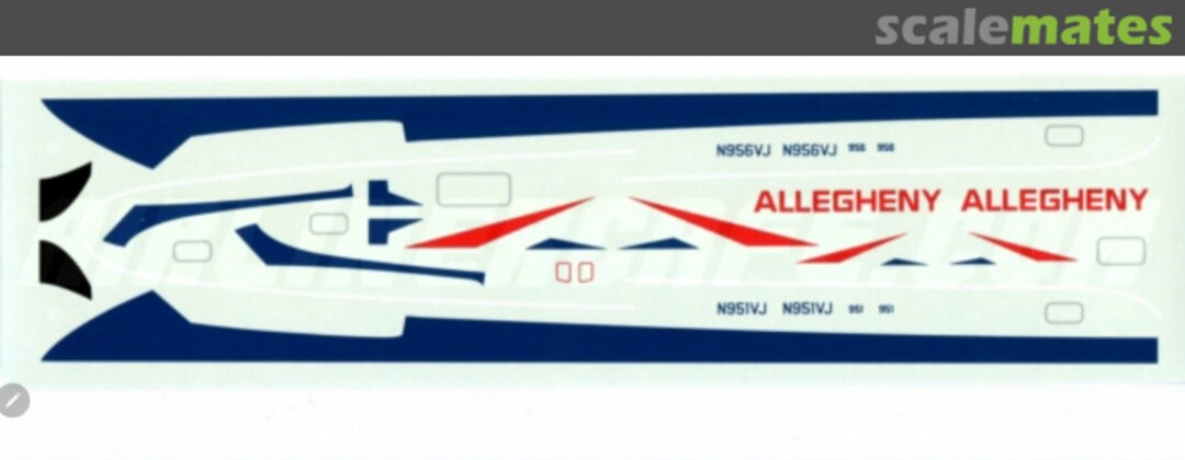 Boxart McDonnell Douglas DC-9-30 Allegheny Airlines FP44-307 Flightpath Decals