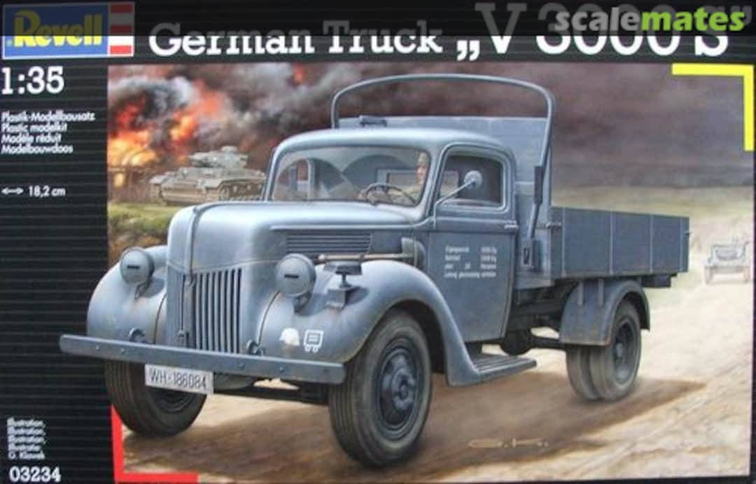 Boxart Truck "V 3000 S" 03234 Revell