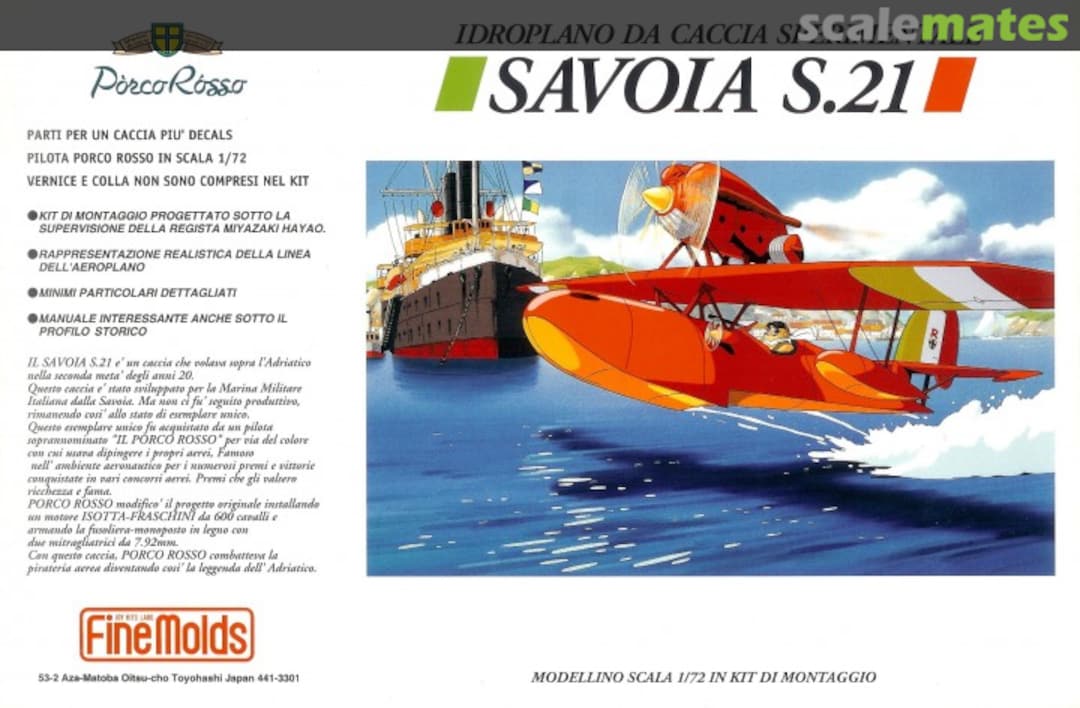 Boxart Savoia S.21 FJ1 Fine Molds