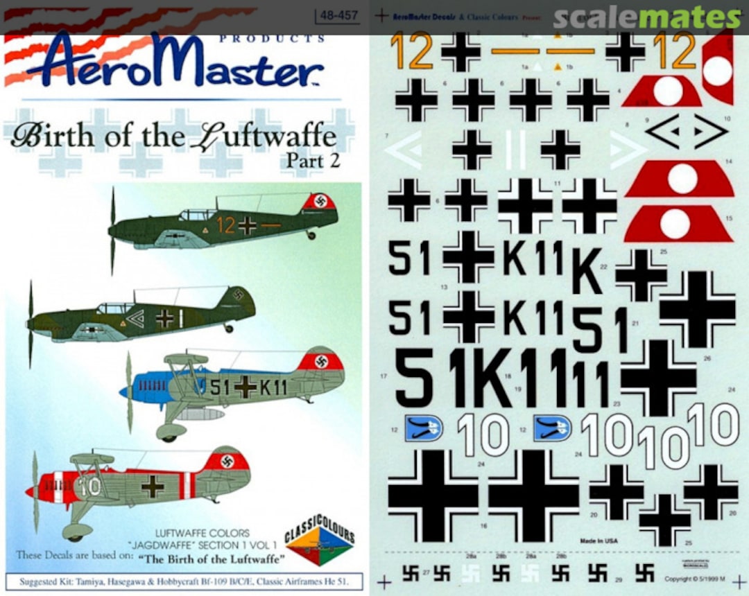 Boxart Birth of the Luftwaffe 48-457 AeroMaster