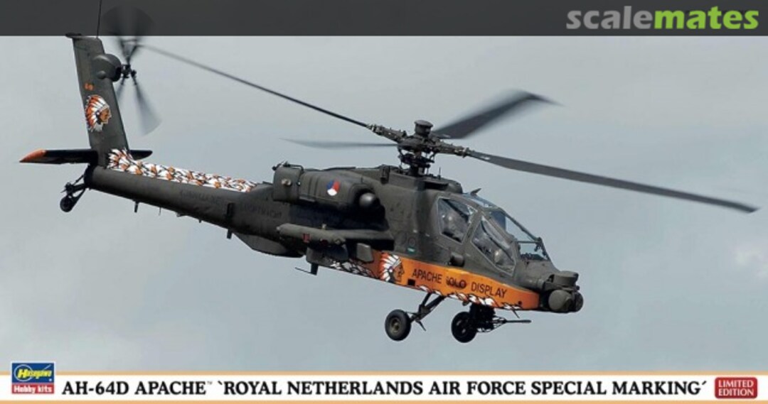 Boxart AH-64D Apache `Royal Netherlands Air Force Special Marking´ 07336 Hasegawa