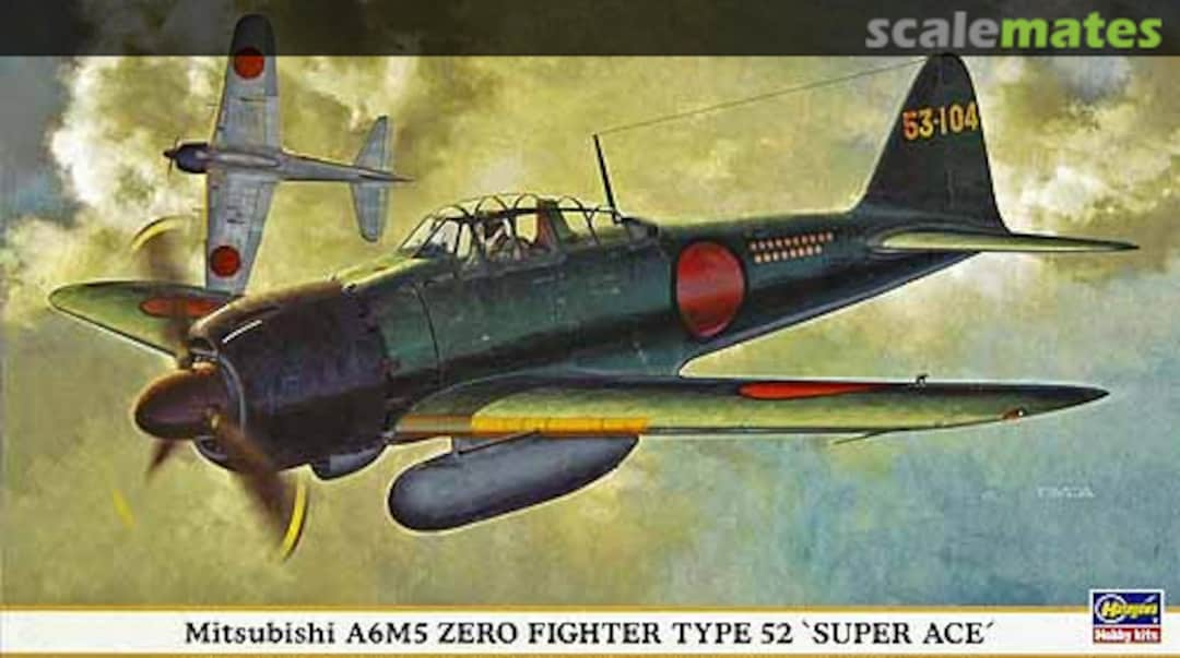 Boxart Mitsubishi A6M5 Zero Fighter Type 52 `Super Ace´ 09782 Hasegawa