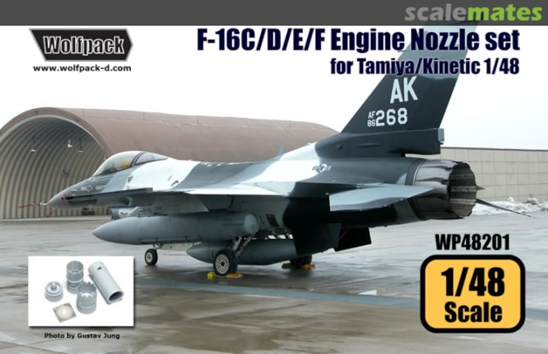 Boxart F-16C/D/E/F Engine Nozzle Set WP48201 Wolfpack