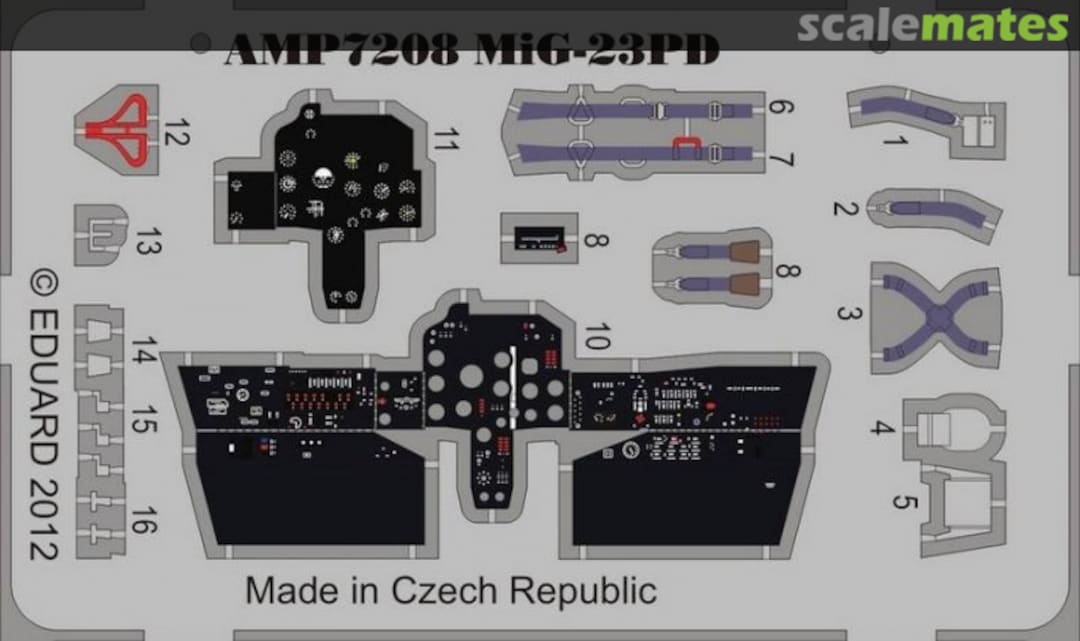 Boxart MiG-23PD 7208E Eduard