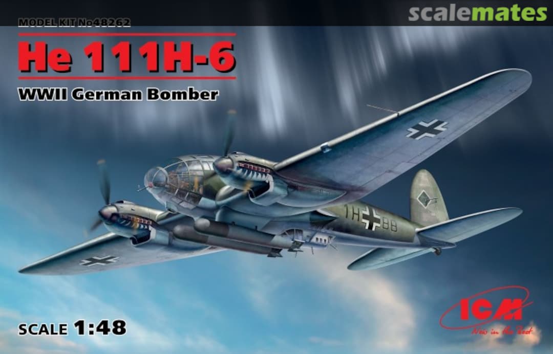 Boxart He 111H-6 48262 ICM