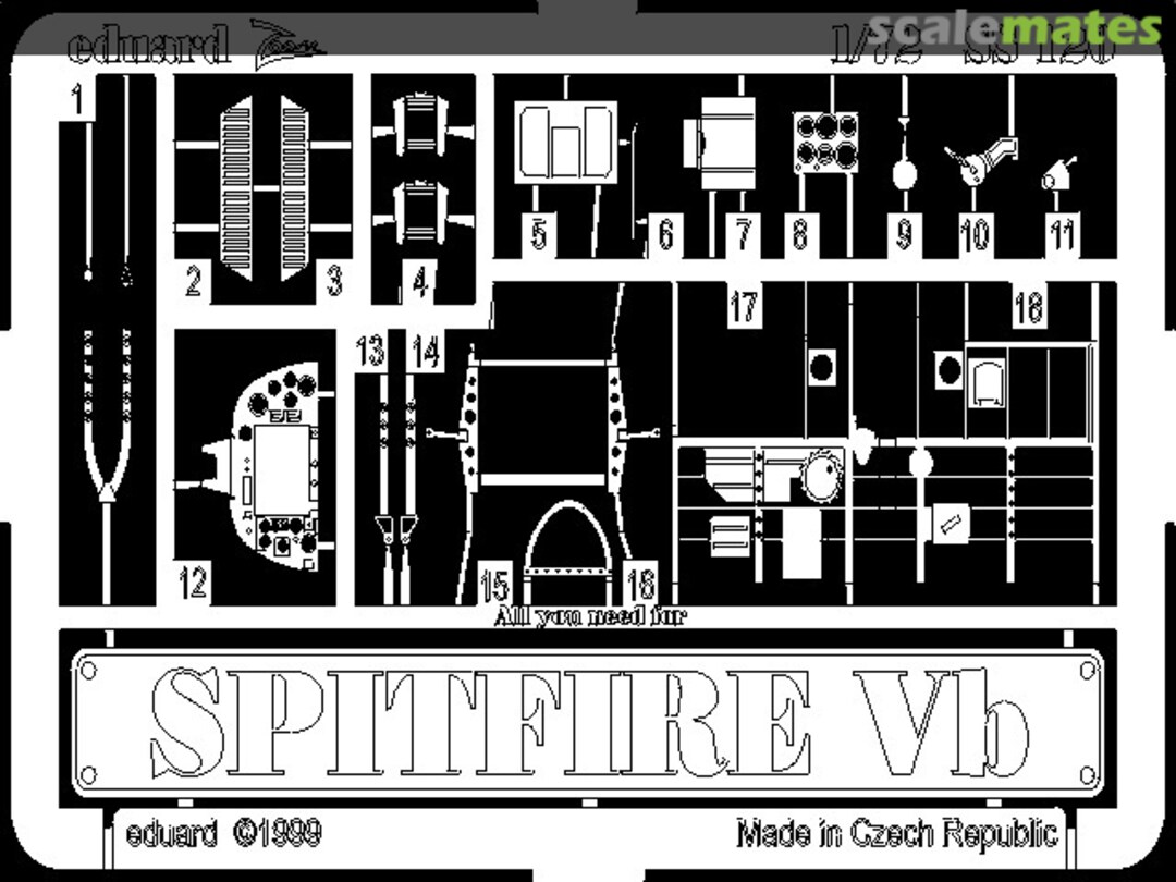 Boxart Spitfire Mk.Vb SS120 Eduard