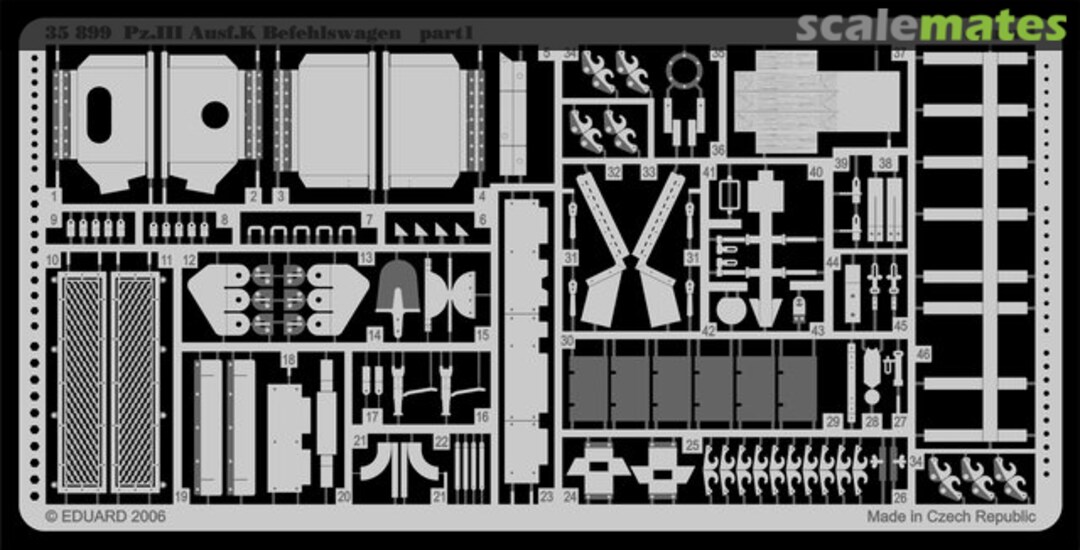 Boxart Pz.III Ausf.K Befehlswagen 35899 Eduard