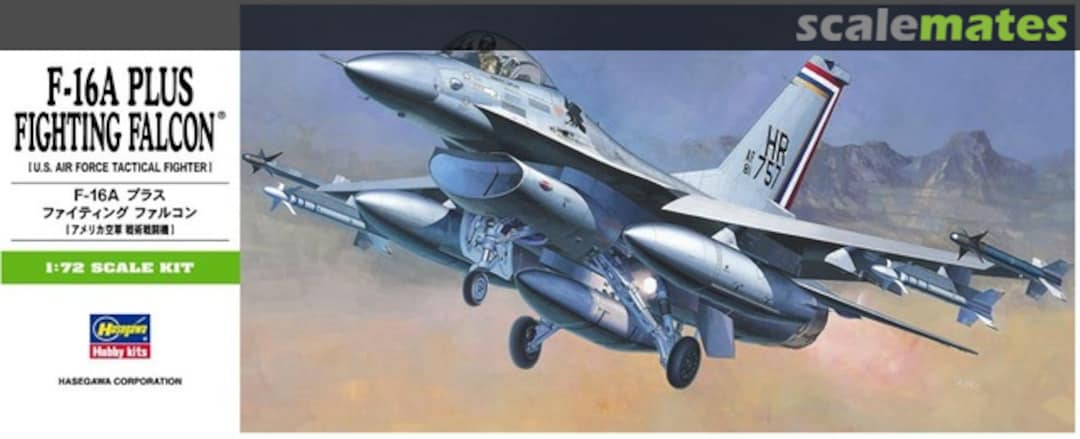 Boxart F-16A Plus Fighting Falcon 00231 Hasegawa