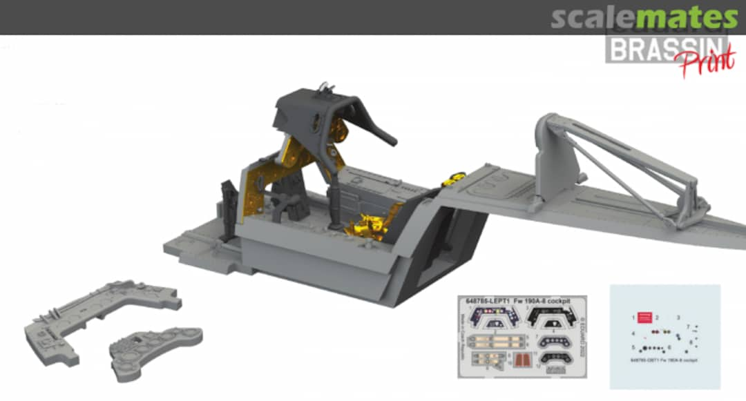 Boxart Fw 190A-8 cockpit 648785 Eduard