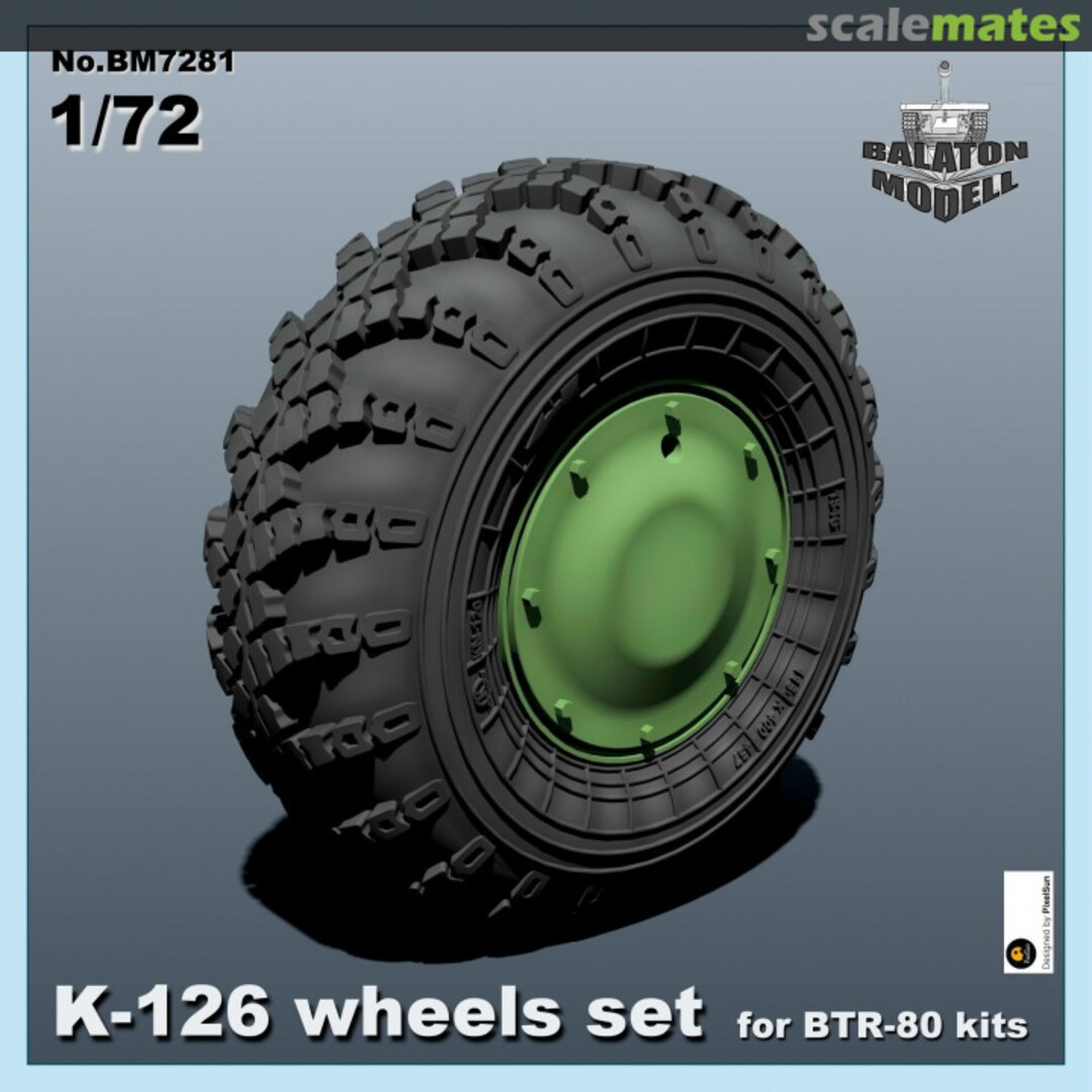 Boxart K-126 wheel set BM7281 Balaton Modell