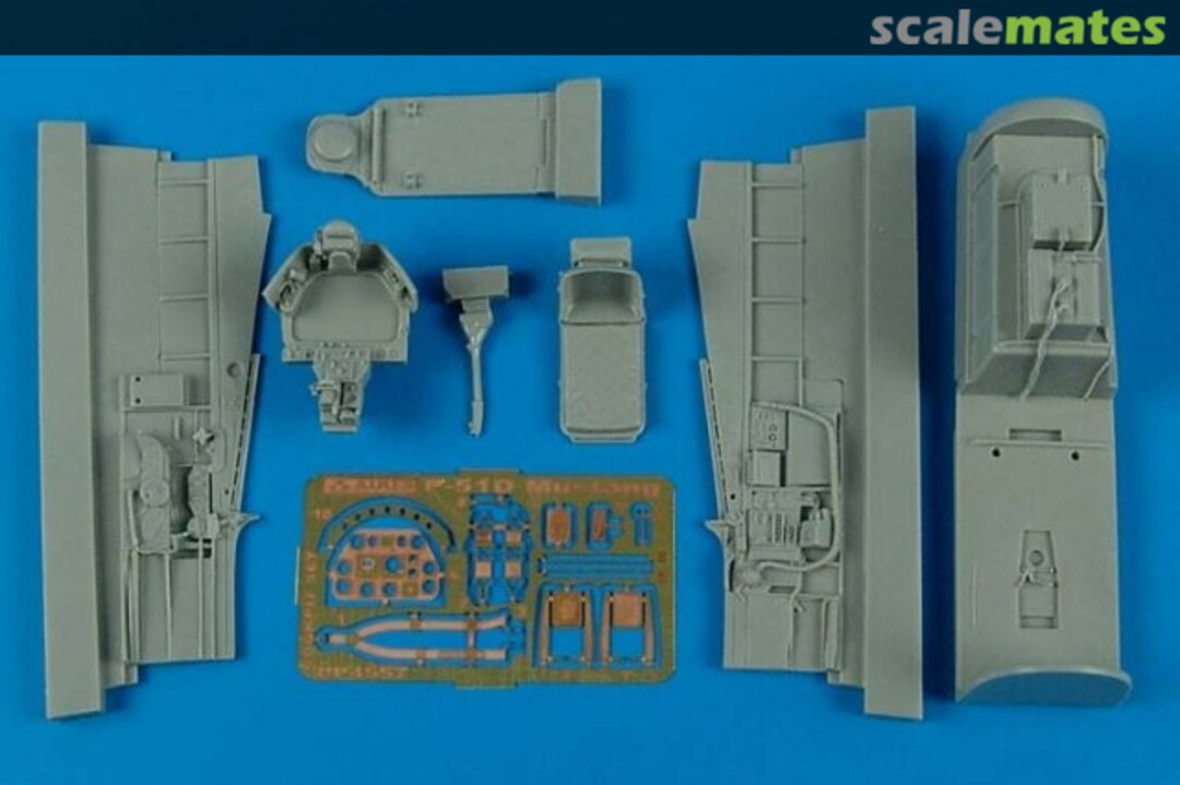 Boxart P-51D Mustang - cockpit set 4557 Aires