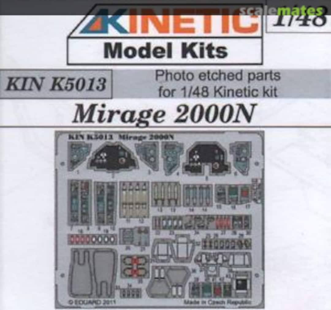 Boxart Mirage 2000N detail set K5013 Kinetic