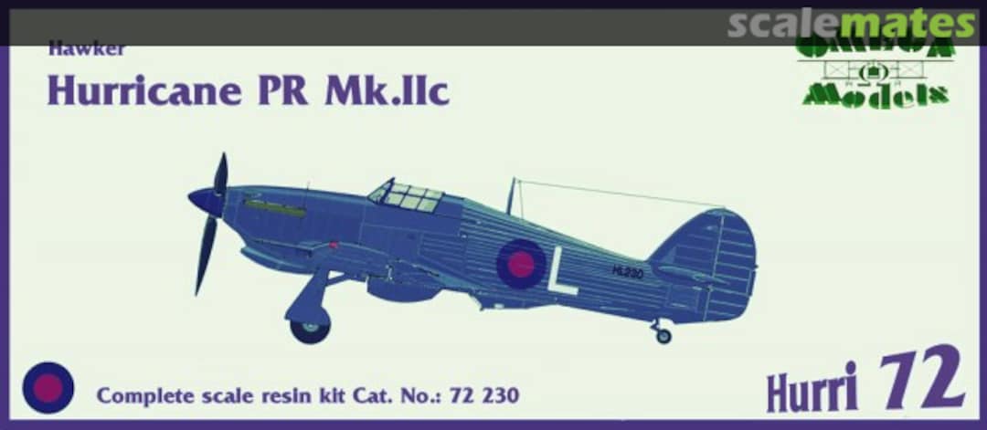 Boxart Hawker Hurricane PR Mk.IIc 72230 Omega Models