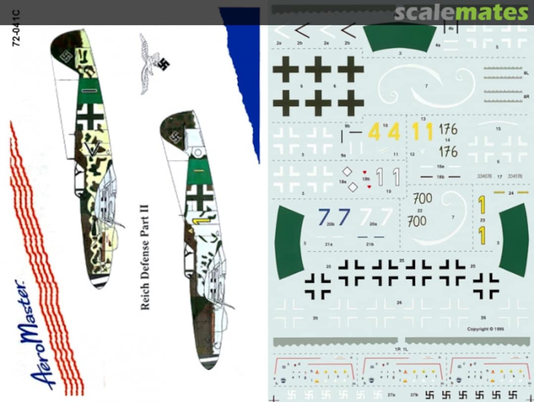 Boxart Reich Defense Part II 72-041C AeroMaster